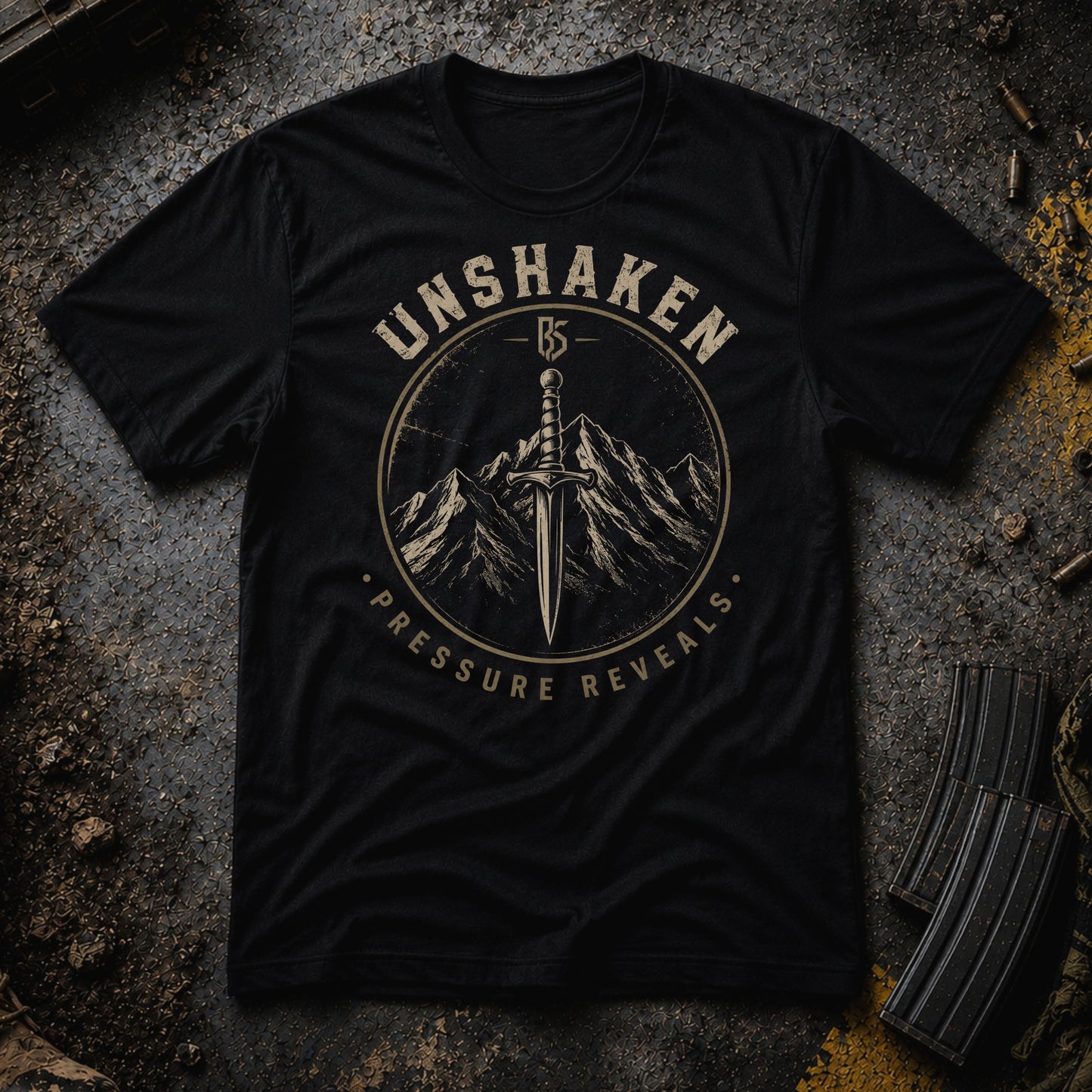 Unshaken // Pressure Reveals T‑Shirt
