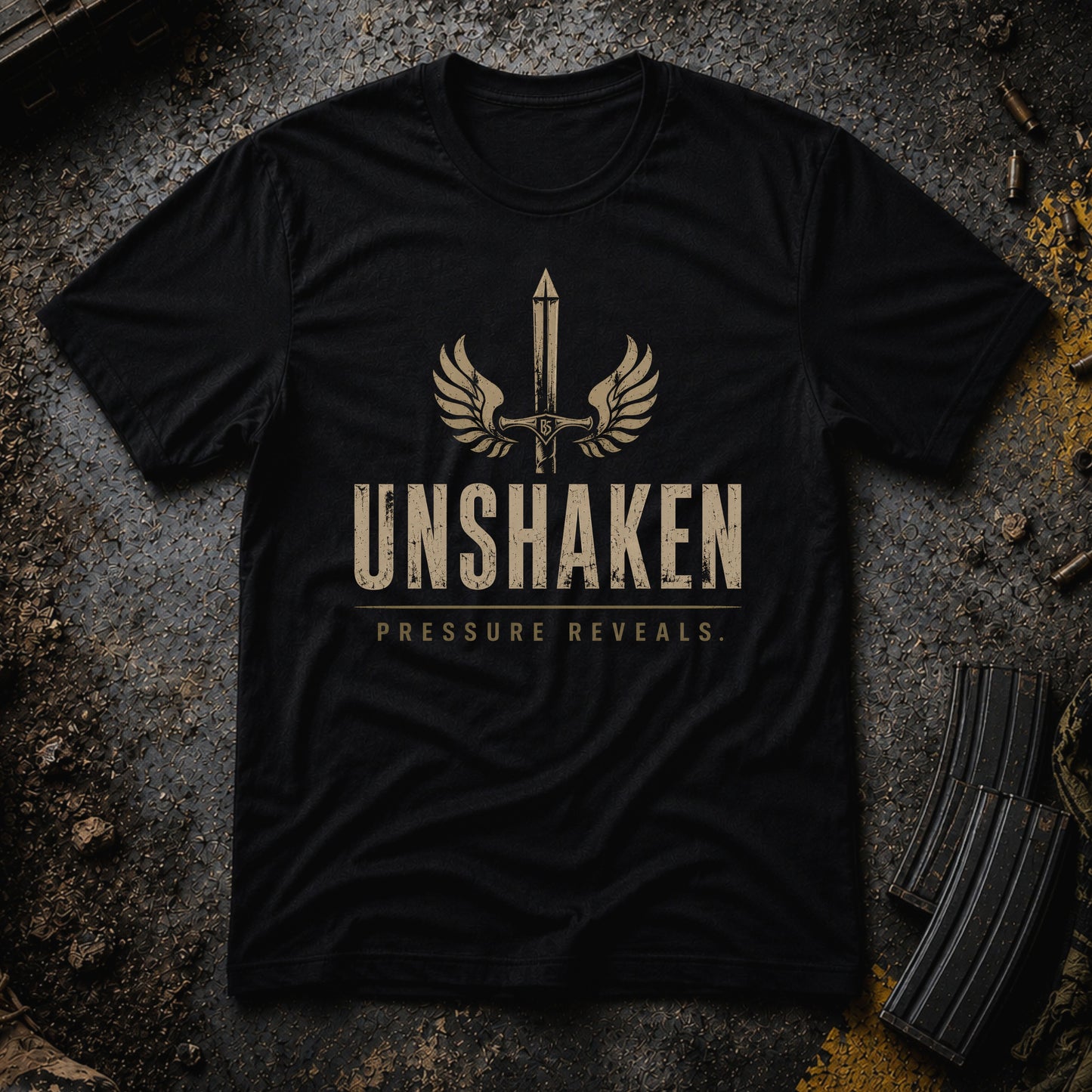 Unshaken // Pressure Reveals II T‑Shirt