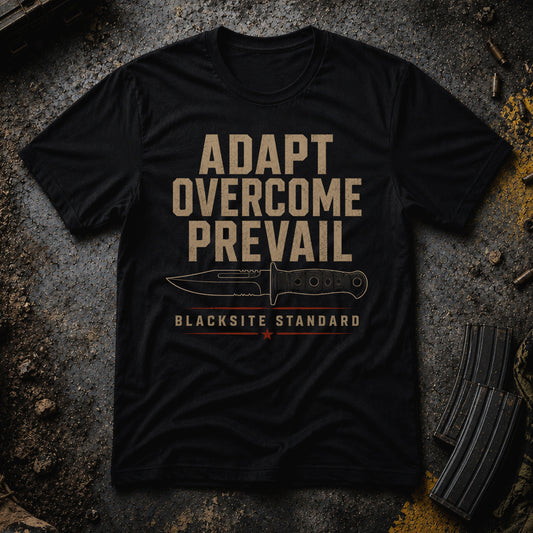 Adapt. Overcome. Prevail. T‑Shirt