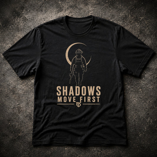 Shadows Move First T‑Shirt