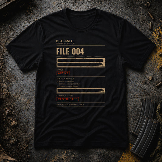 File 004 T‑Shirt
