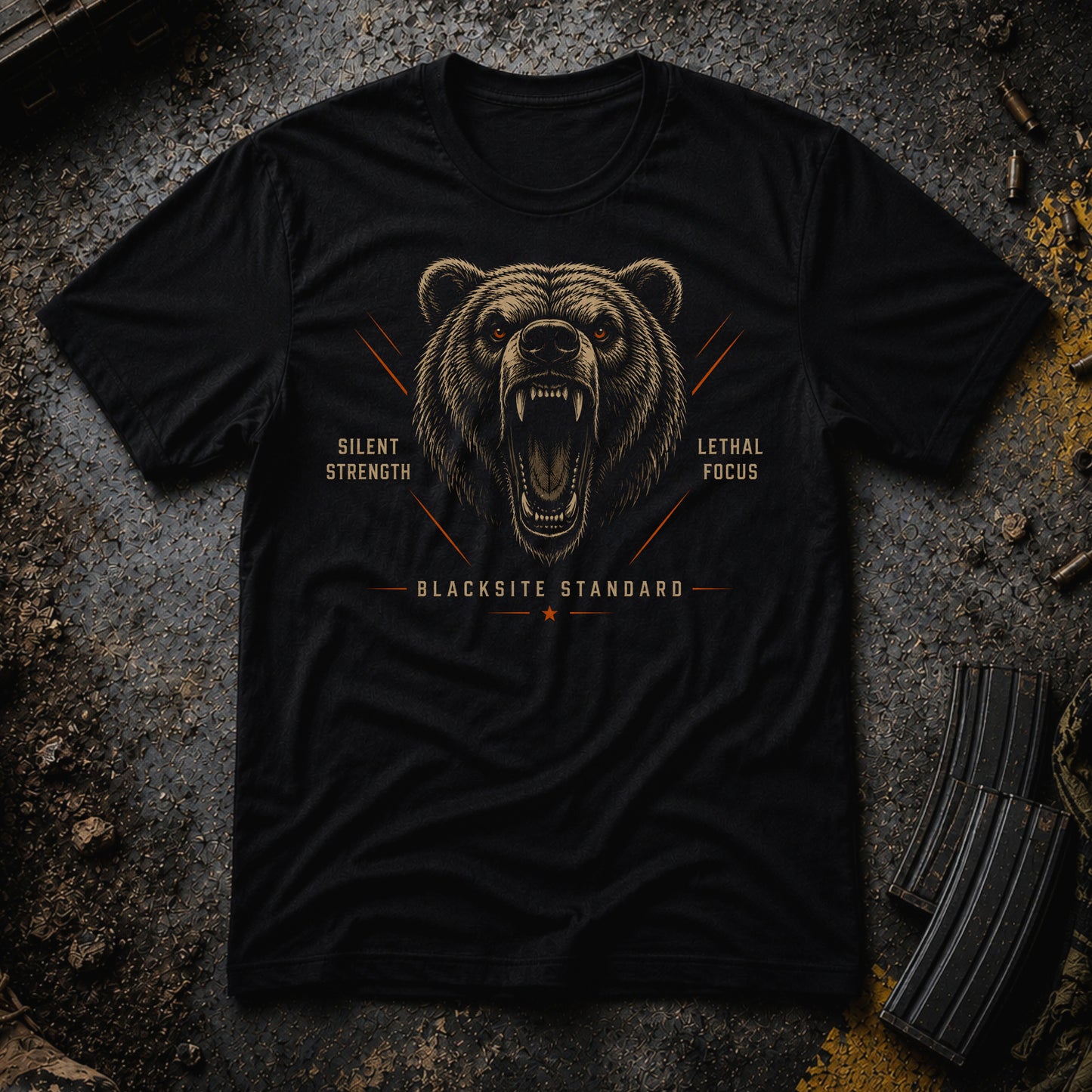 Silent Strength // Grizzly T‑Shirt