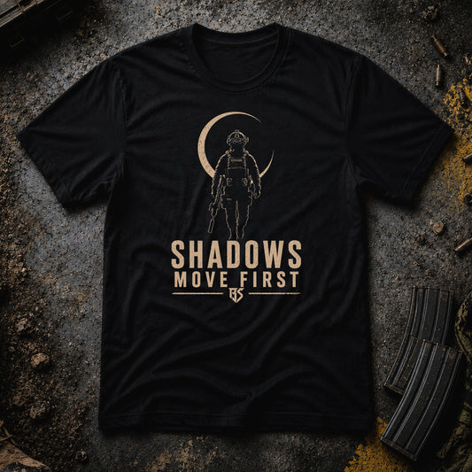 Shadows Move First T‑Shirt